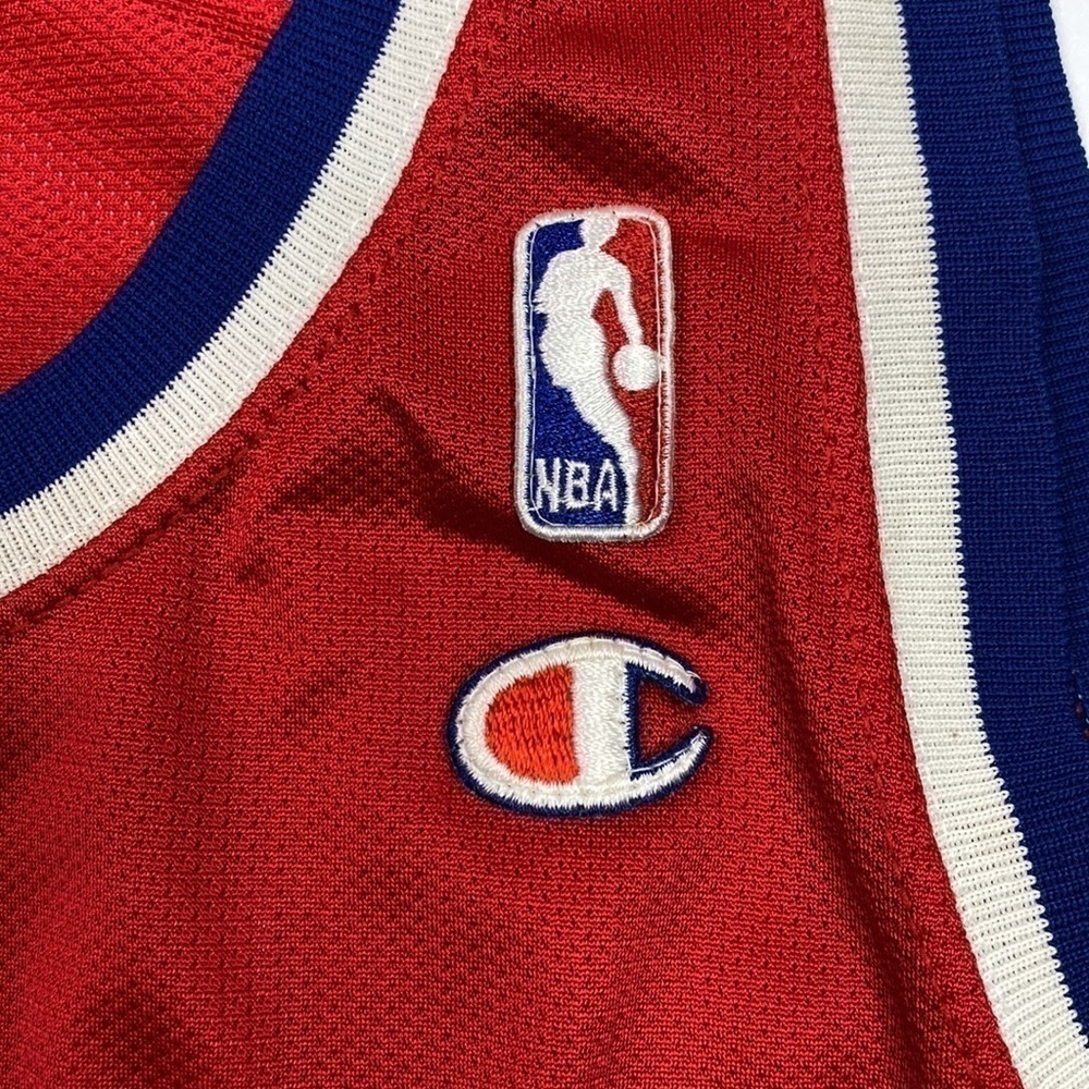 Vintage Champion Detroit Pistons Grant Hill Jersey Size 44 - Picture 4 of 8